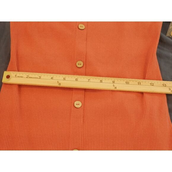 Trixxi Button-Front Bodycon Tank Dress Size S - Picture 4 of 5
